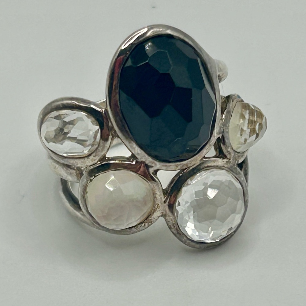 Ippolita Rock Candy Multi-Stone 925 Silver Ring.
Size 7.
